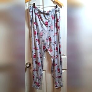 Secret Treasures Gray Pajama Pants Sleepy Mice Large